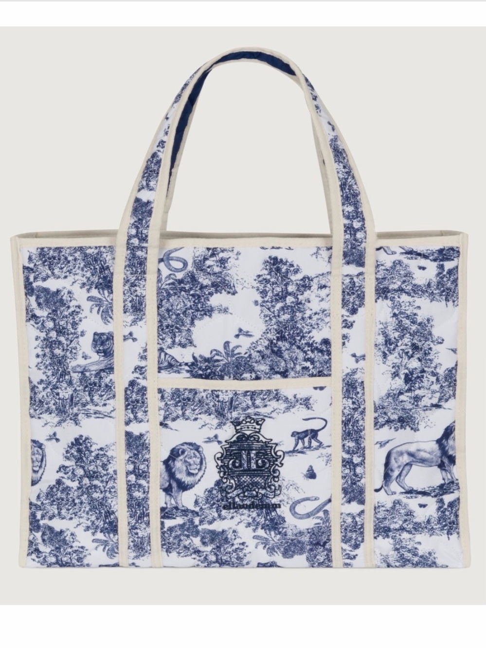 Ellandemm Large Toile Reversible Tote